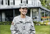  ?? RICHARD DREW/AP ?? Simone Askew, the first black woman to lead the Corps of Cadets at West Point, is among this year’s Rhodes scholars.