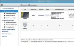  ??  ?? Die Bedienober äche von Qnap Surveillan­ce Station könnte ein wenig moderner sein.