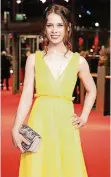  ?? FOTO: IMAGO ?? Paula Beer auf dem roten Teppich bei der Berlinale