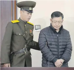  ?? — GETTY FILES ?? Imprisoned Canadian pastor Hyeon Soo Lim, seen at right in 2015, has been released by North Korea.