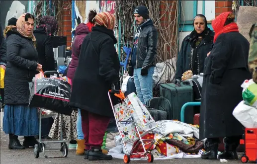  ??  ?? Town of troubles: The streets of Marxloh where half the 20,000 residents have foreign roots