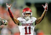  ??  ?? Oklahoma cornerback Parnell Motley received plenty of praise from Sooners defensive coordinato­r Mike Stoops after Saturday’s 31-16 win at Ohio State. Stoops called Motley “the difference.”