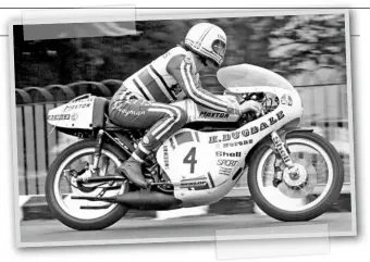  ??  ?? Charlie Williams is directly associated with the modern TT event precisely because of his brave rides over the years.the Maxton 385 was one of those bikes that he powered around The Mountain and was particular­ly good for an Island attack because of its...