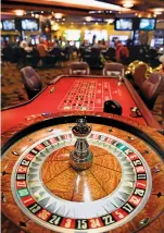  ??  ?? Buffalo Thunder Resort & Casino’s gaming floor. The pueblo has been operating Buffalo and other gambling operations without a compact with the state since a previous compact expired in June 2015.