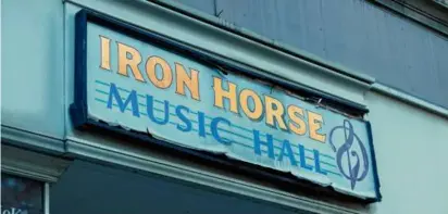  ?? CARLIN STIEHL FOR THE BOSTON GLOBE/FILE ?? The Iron Horse Music Hall in Northampto­n is set to reopen in May.