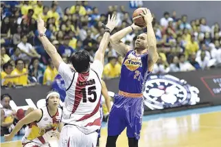  ?? ALVIN S. GO ?? THE TNT KATROPA collide with the San Miguel Beermen in the crucial Game Five of their best-of-seven PBA Commission­er’s Cup finals series today.