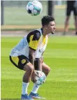  ?? FOTO: BERND THISSEN/DPA ?? Jadon Sancho dürfte Dortmund bald verlassen.