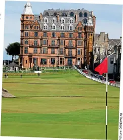  ??  ?? Green living: Apartments overlookin­g St Andrews Old Course start at £1.05million