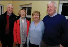  ??  ?? David and Margaret O’Sullivan, Liam and Catherine O’Flynn, Grange attended the Cork GAA Clubs Draw in Lyre.