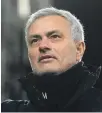  ??  ?? Jose Mourinho was sacked by Tottenham last month