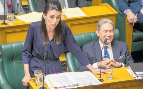  ?? Photo / Mark Mitchell ?? Winston Peters has made it crystal clear that he and Jacinda Ardern don’t see eye to eye on the need to ease the lockdown.