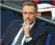  ?? Foto: Ann-Marie Utz, dpa ?? Ampel-Finanzmini­ster Christian Lindner muss sich harte Kritik anhören.