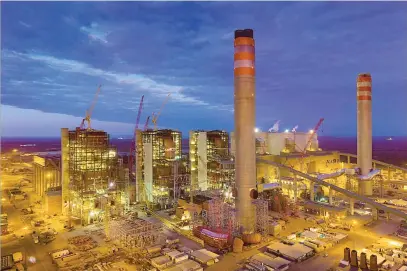  ?? Picture: Supplied ?? JOB DONE. Murray & Roberts has completed its constructi­on work on the Medupi, pictured, and Kusile power stations.