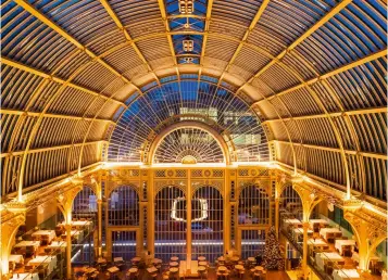  ?? ?? The soaring interior of the Royal Opera House, Covent Garden, a favourite of the designer