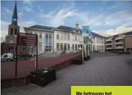  ?? FOTO KAREL HEMERIJCKX ?? Vandaag start de sloop van het oude stadhuis.