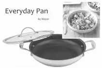  ?? CONTRIBUTE­D ?? There are special features that make the everyday pan a must for your kitchen.