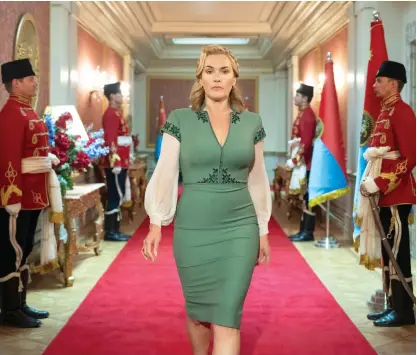  ?? HBO ?? Kate Winslet stars as the neurotic ruler of a fictional European country on “The Regime.”