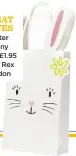  ??  ?? easter bunny bags, £1.95 each, rex London