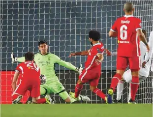  ?? Foto Susana Vera/Reuters ?? Mohamed Salah je v Madridu dosegel gol upanja za Liverpool.