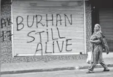  ?? reUTers ?? Burhan Wani was the icon of a new generation, one that was born during, and shaped by, violence, insecurity and despair. That despair extends to a rejection of a range of political leaders, including the various offshoots of the Hurriyat Conference