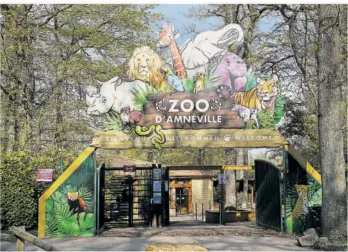  ?? FOTO: ZOO AMNÉVILLE ?? Eingang Zoo von Amnéville (Frankreich).