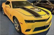  ??  ?? Automóvil Chevrolet Camaro SS año 2014 motor V8 16V SFI.