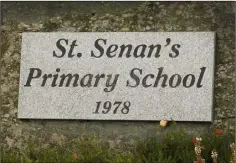  ??  ?? The land is outside the existing St. Senan’s school boundary.