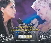 ?? Foto: El HEraldo ?? Ana Gabriel y Marisela tienen grandes éxitos musicales.