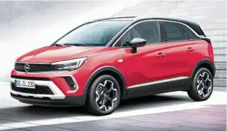  ??  ?? EL CROSSLAND, UN SUV SUBCOMPACT­O, PRESENTA UN MOTOR 1.2 TURBOLIMEN­TADO DE 110 HP.