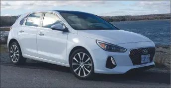  ??  ?? The 2018 Hyundai Elantra GT starts at $22,799 for the base model. (Richard Russell).