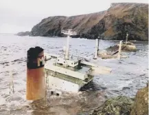  ??  ?? 0 Official report into the Braer tanker disaster accused the captain of a serious derelictio­n of duty on this day in 1994
1980: