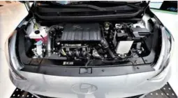  ?? ?? El corazón potente y eficiente del Hyundai Grand i10 Hatchback, un motor de 1.2 L de gasolina que impulsa toda una experienci­a.