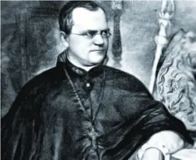  ?? ?? GREGOR MENDEL. His work, together with Charles Darwin’s theory of evolution, laid the foundation­s of biology.