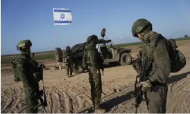  ?? BILD: OHAD ZWIGENBERG ?? Israeliska soldater nära Gazaremsan den 4 mars.