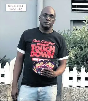  ??  ?? Marcus Blackstock has been tutoring CSEC classes for about 20 years and today he is leading his students to greatness – Team Greatness – and helping them aim for higher things in life.