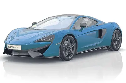  ??  ?? The McLaren 570GT Commemorat­ive Edition.