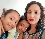  ??  ?? Nileshni Kajal and her two daughters, Sana, 11, and Samara, 8, were found dead in Nadi, Fiji, after ingesting a toxic substance.