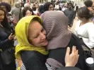  ?? Photograph: Brian Witte/AP ?? Shamim Syed, Adnan Syed’s mother, left, celebrates her son’s release after he spent more than 20 years in jail.