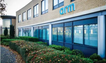  ?? Photograph: Robert Evans/Alamy ?? Arm’s head office in Cambridge. The company is a subsidiary of SoftBank Group.