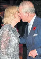  ??  ?? SO INTIMATE: Charles and Camilla