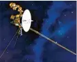  ?? Foto: dpa ?? Das ist Voyager 1. Seit 40 Jahren erkun den diese Raumsonden das All.