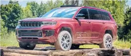  ??  ?? The 2021 Jeep Grand Cherokee L Overland has loads of appeal for urban drivers.