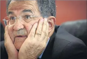  ?? DAVID AIROB / ARCHIVO ?? Romano Prodi lamenta que no haya contrapeso al poder de Alemania