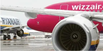  ?? Foto: Thomas Frey, dpa ?? Ist nicht nur den Allgäu‰Airport‰Passagiere­n ein Begriff: Wizz Air.