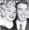  ??  ?? Marilyn Monroe and Joe DiMaggio: Marriage lasted less than a year.