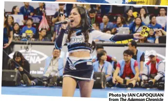  ?? Photo by IAN CAPOQUIAN from The Adamson Chronicle ??