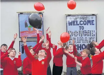  ??  ?? Rising to challenge Doune pupils have used language skills to win top education award