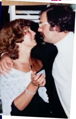  ??  ?? ‘My one’: Jenni with Geoffrey in 1978 when they worked together and fell ‘hopelessly in love’