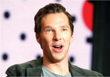  ??  ?? Cumberbatc­h attends a news conference to promote the film ‘The Current War’ at the 2017 Toronto Internatio­nal Film Festival. — Reuters file photo