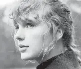  ?? COURTESY THE MORNING CALL ?? Taylor Swift is nominated for five Grammys with“Folklore,” including“Album of the Year”and“Song of the Year.”With “folklore” and its lead single,“cardigan,” Swift debuted on top of the Billboard 200 and Hot 100 at the same time — the first artist to ever do so.